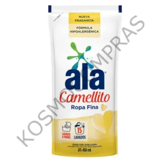 Jabón Líquido para Lavar Ropa Ala Lavado a Mano Camellito Doypack de 450mL