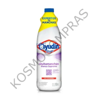 Lavandina para Ropa de blanco Ayudín Quitamanchas de 700mL
