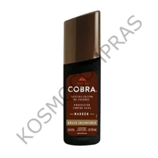 Pomada Líquida Cobra Lustra y Brilla marron de 60mL