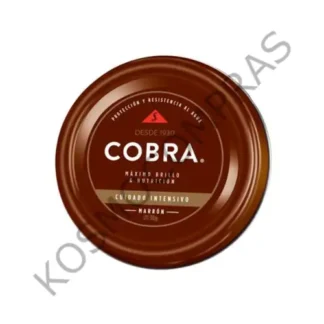 Pomada Cobra Lustra y Brilla marron de 30mL