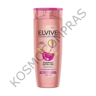 Shampoo Elvive Kera-Liso de 200mL