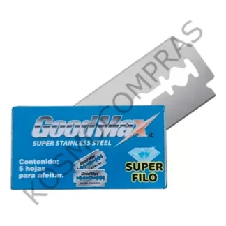 Hojas De Afeitar Goodmax Superfilo 1 Caja 5 Unidades