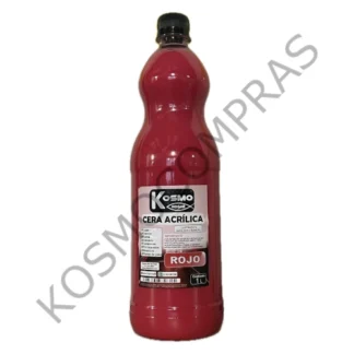 Cera Acrílica Kosmo Hogar Roja de 1L