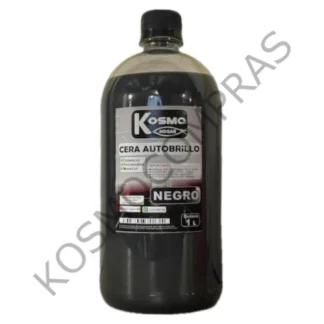 Cera Autobrillo Kosmo Hogar negro de 1L