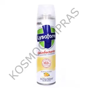 Aromatizante de Ambiente Lysoform en Aerosol Limon de 360mL