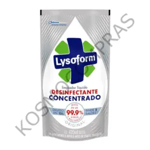 Limpiador Líquido Desinfectante Lysoform original Doypack de 420mL