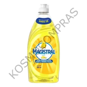 Detergente Líquido Magistral Ultra de Limón de 500mL