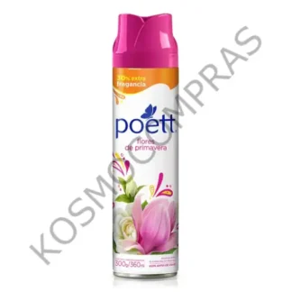 Aromatizante de Ambiente Poett en Aerosol flores primavera de 360mL