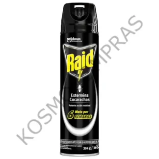 raid aerosol extermina cucarachas