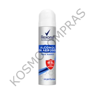 Alcohol en aerosol antibacterial Rexona sin perfume 75 ml