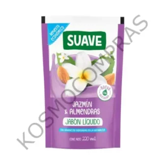 Jabón Líquido Suave para Manos jazmín almendras Doypack de 220mL
