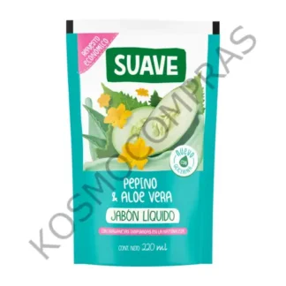 Jabón Líquido Suave para Manos pepino aloe vera Doypack de 220mL