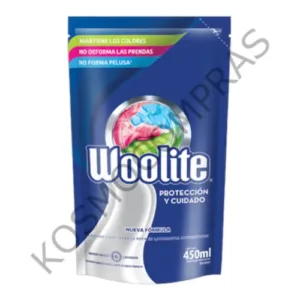 Jabón Líquido Ropa Todos los Días Repuesto Woolite doypack 450 ml