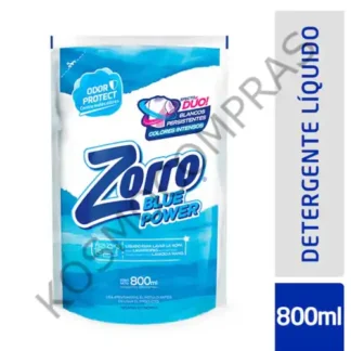 zorro jabon liquido dp 800mL blue power