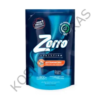 zorro jabón líquido dp 800mL evolution