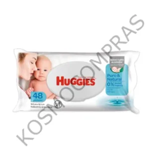 Toallitas húmedas Huggies puro y natural 48 un