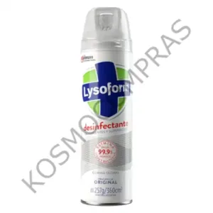 Aromatizante de Ambiente Lysoform en Aerosol original de 360mL