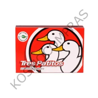 Fósforos de Madera Tres Patitos de 222 unidades