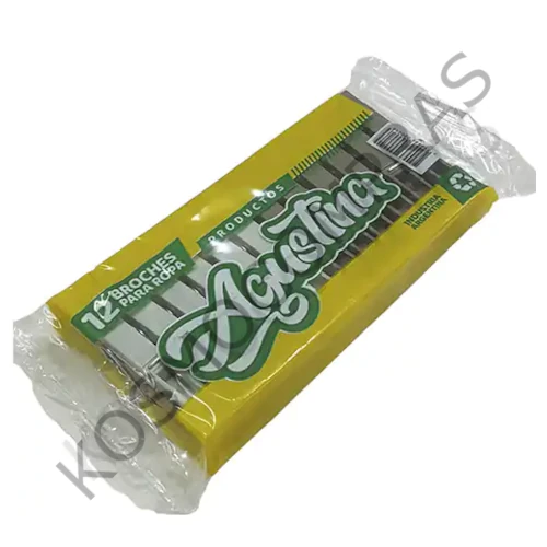 broches de plastico agustina 12 unidades