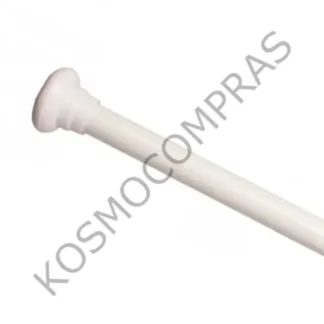 Barral Tubo Caresse para Cortina de Baño blanco de 2m