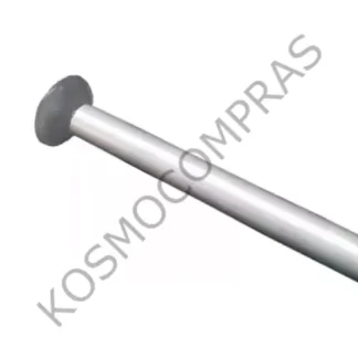 barral tubo cortina baño 2m caresse
