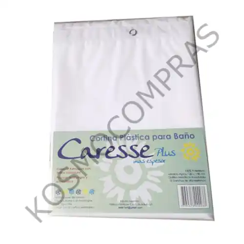 caresse cortina de baño blanca