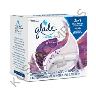 Canasta Sólida de Inodoro Glade Full de 27,5g lavanda