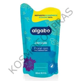 Jabón Liquido Algabo floral rain Doypack de 300mL