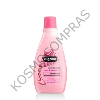 Quitaesmalte Algabo con Keratina Rápida Acción de 50mL