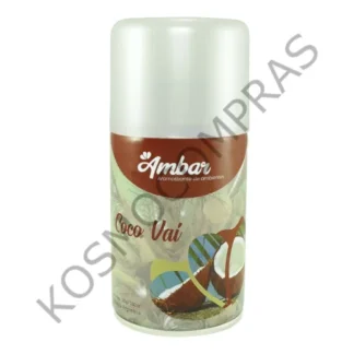 Aromatizante de Ambientes Ambar Fragancia coco vai en Aerosol de 280mL