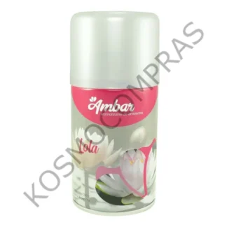 Aromatizante de Ambientes Ambar Fragancia lola en Aerosol de 280mL