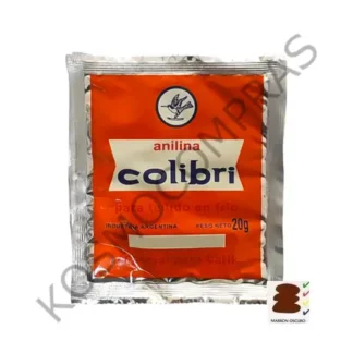 Anilina Colibrí color marron oscuro de 20g