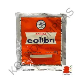 Anilina Colibrí color Rojo Fuerte de 20g