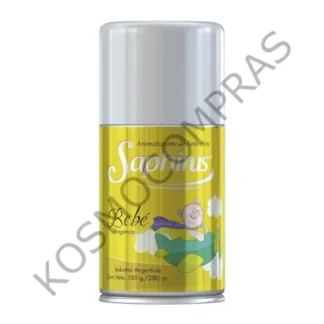 Aromatizante de Ambientes Saphirus Fragancia bebé en Aerosol de 280mL