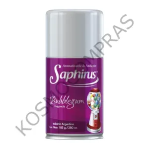 Aromatizante de Ambientes Saphirus Fragancia bubblegum en Aerosol de 280mL