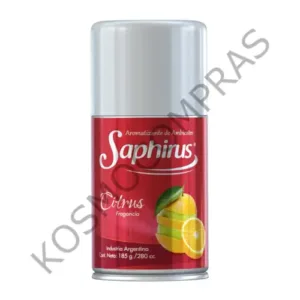 Aromatizante de Ambientes Saphirus Fragancia citrus en Aerosol de 280mL