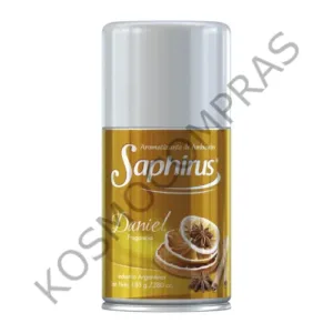 Aromatizante de Ambientes Saphirus Fragancia daniel en Aerosol de 280mL