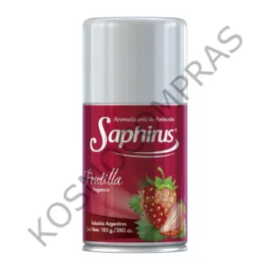 Aromatizante de Ambientes Saphirus Fragancia frutilla en Aerosol de 280mL