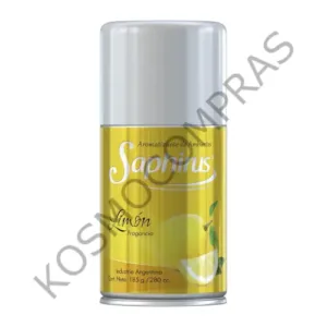Aromatizante de Ambientes Saphirus Fragancia limon en Aerosol de 280mL