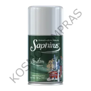 Aromatizante de Ambientes Saphirus Fragancia london en Aerosol de 280mL