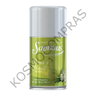 Aromatizante de Ambientes Saphirus Fragancia peras flores en Aerosol de 280mL