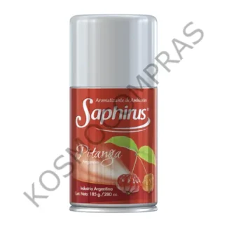 Aromatizante de Ambientes Saphirus Fragancia pitanga en Aerosol de 280mL