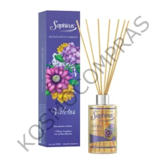 Aromatizante de Ambientes Saphirus Difusor Fragancia Violetas de 125mL