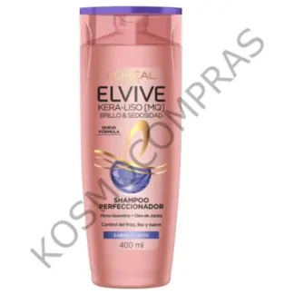shampoo Elvive Perfeccionador Lacio Keratina de 400mL