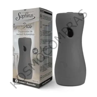 Dispensador de Aerosol Automático Línea Deco Saphirus color gris