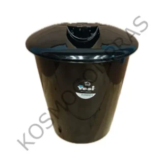 Cesto de Basura con Tapa Yesi de 8L Negro