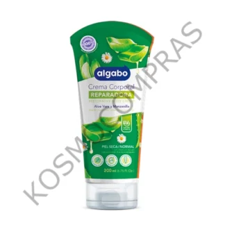 Crema Corporal Algabo Reparadora de Aloe y Manzanilla de 200mL