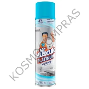 Limpia Vidrios Mr Músculo Platinum Multiuso en Aerosol de 360mL