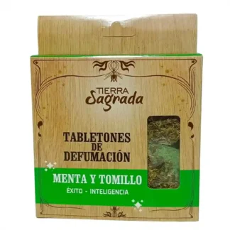Tabletones Defumacion MENTA Y TOMILLO 4u